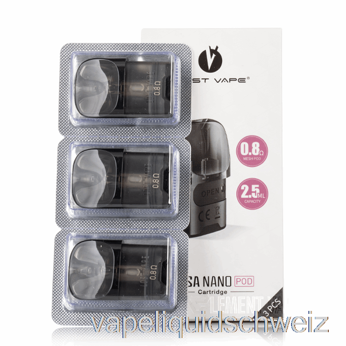 Verlorene Vape Ursa Ersatzpods 0,8 Ohm Pods Vape Schweiz